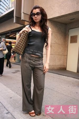 香港街头三月街拍 时髦个性靓女孩